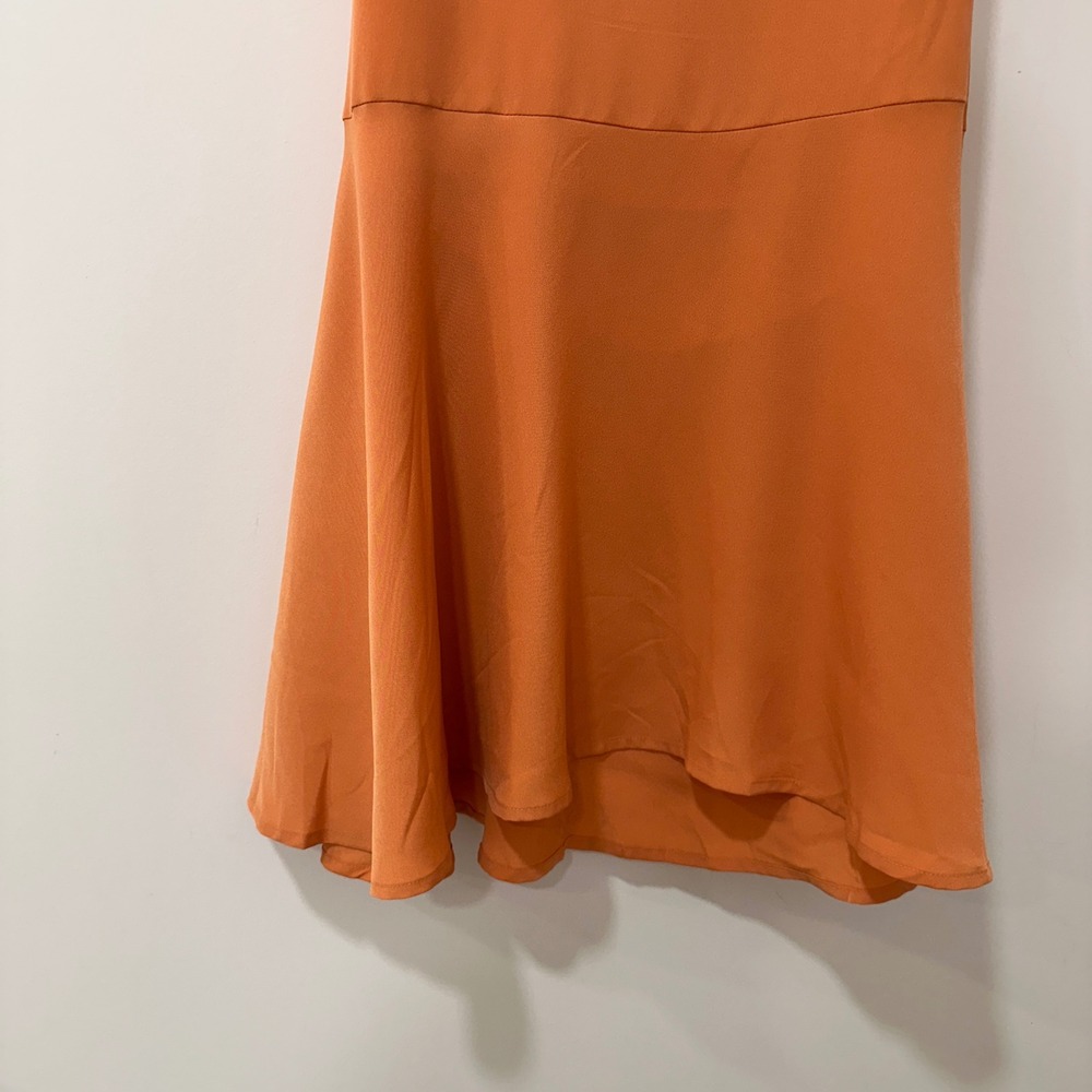 4SI3NNA Orange Midi Dress - Picture 3 of 10